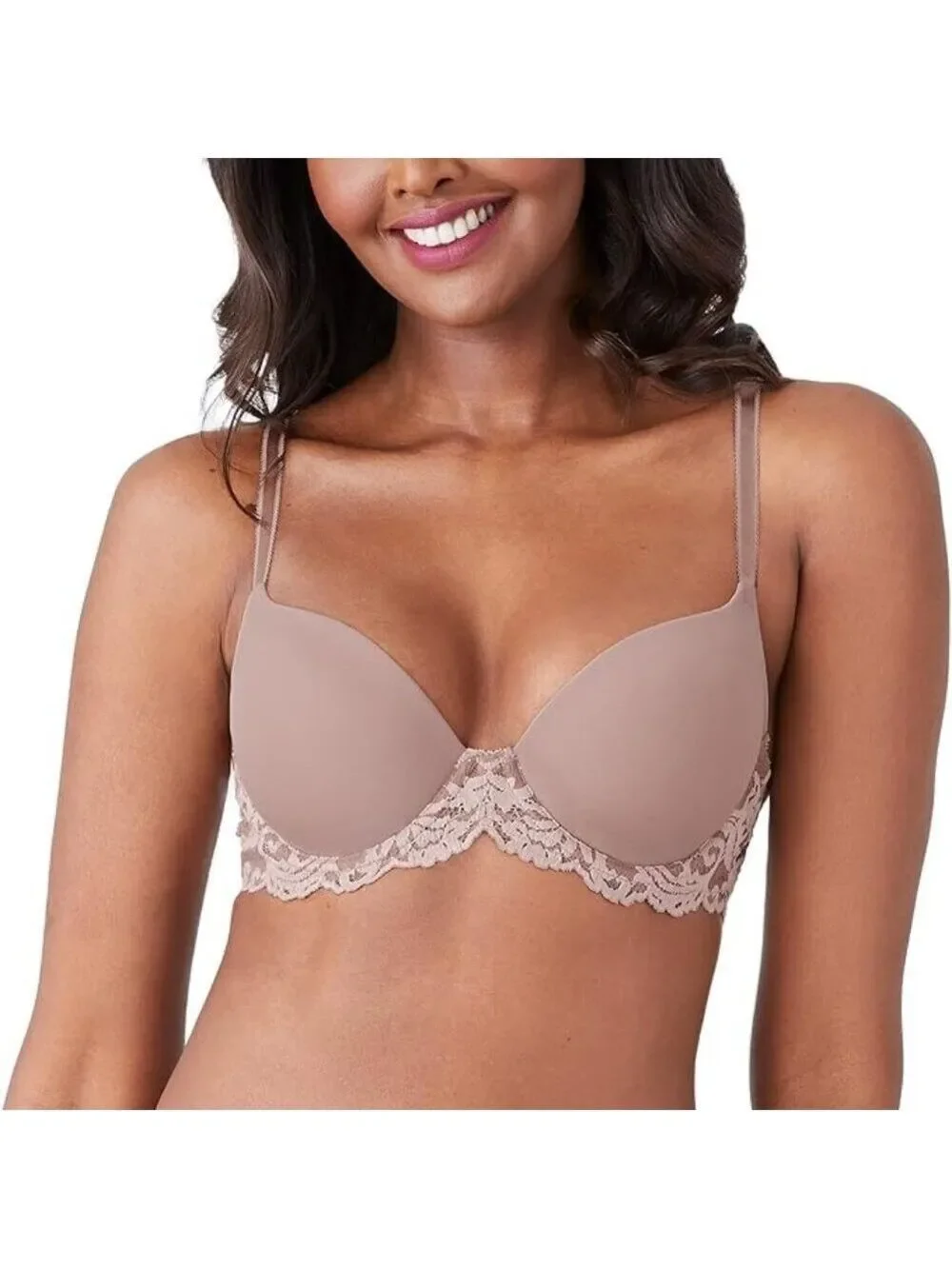 Wacoal Instant Icon T-Shirt Bra Cafe Au Lait 40DD 853322 NWT